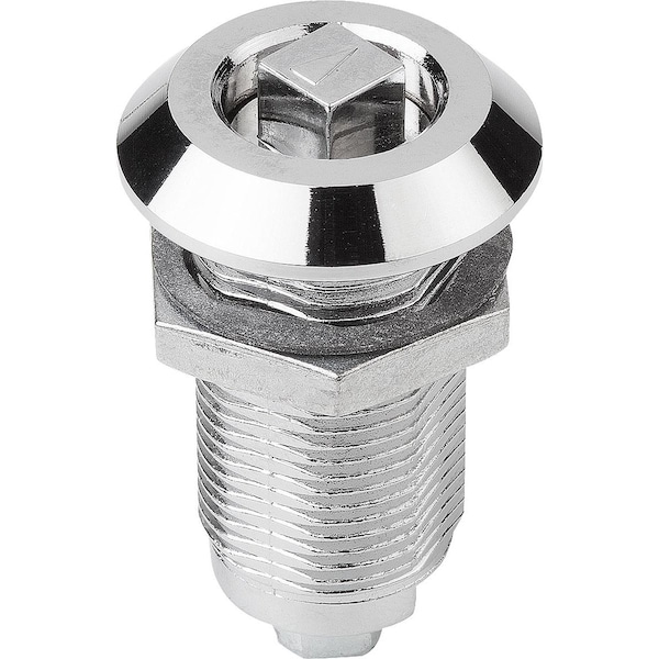 Quarter-Turn Lock Long Version, H=40, Zinc Chromed